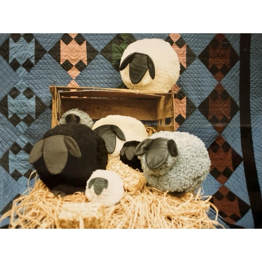 Jane Anderson's Whimsies SLEEPY SHEEP Soft Sculpture Lamb Pillow Pattern UC